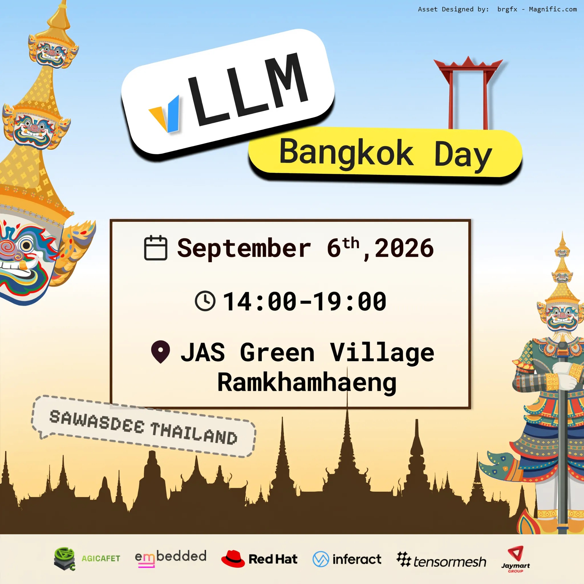 vLLM Bangkok Day — Sunday, 6 September 2026, JAS Green Village Ramkhamhaeng